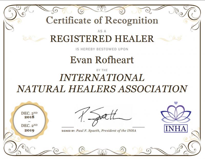 INHA Member - International Natural Healers Association